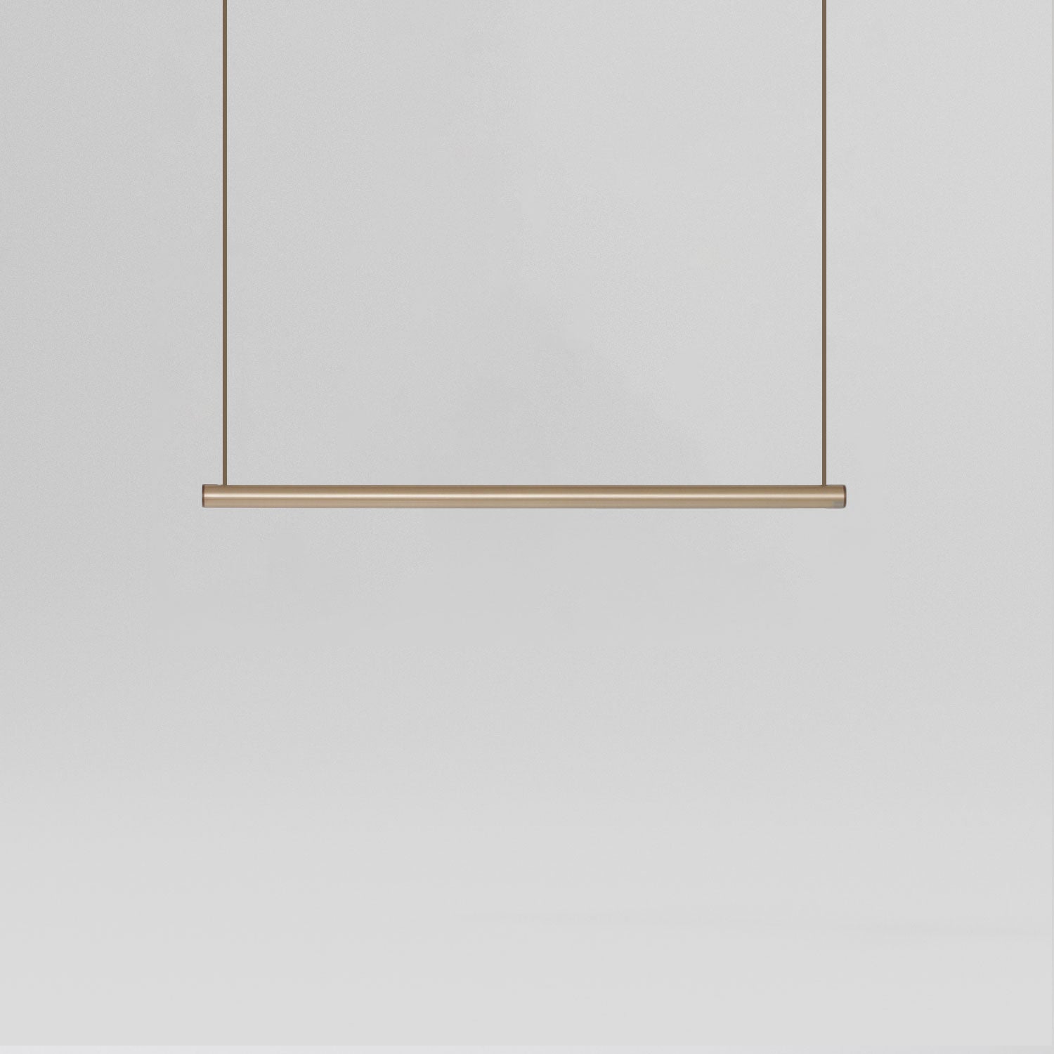 Hanging Clothes Rack in Brass